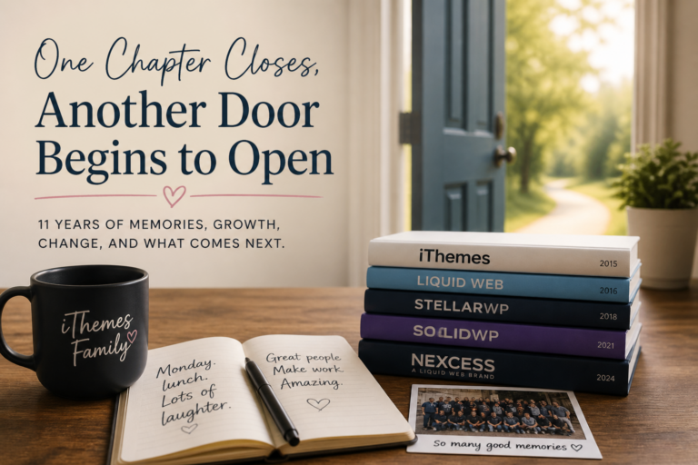 One chapter closes, another door begins to open